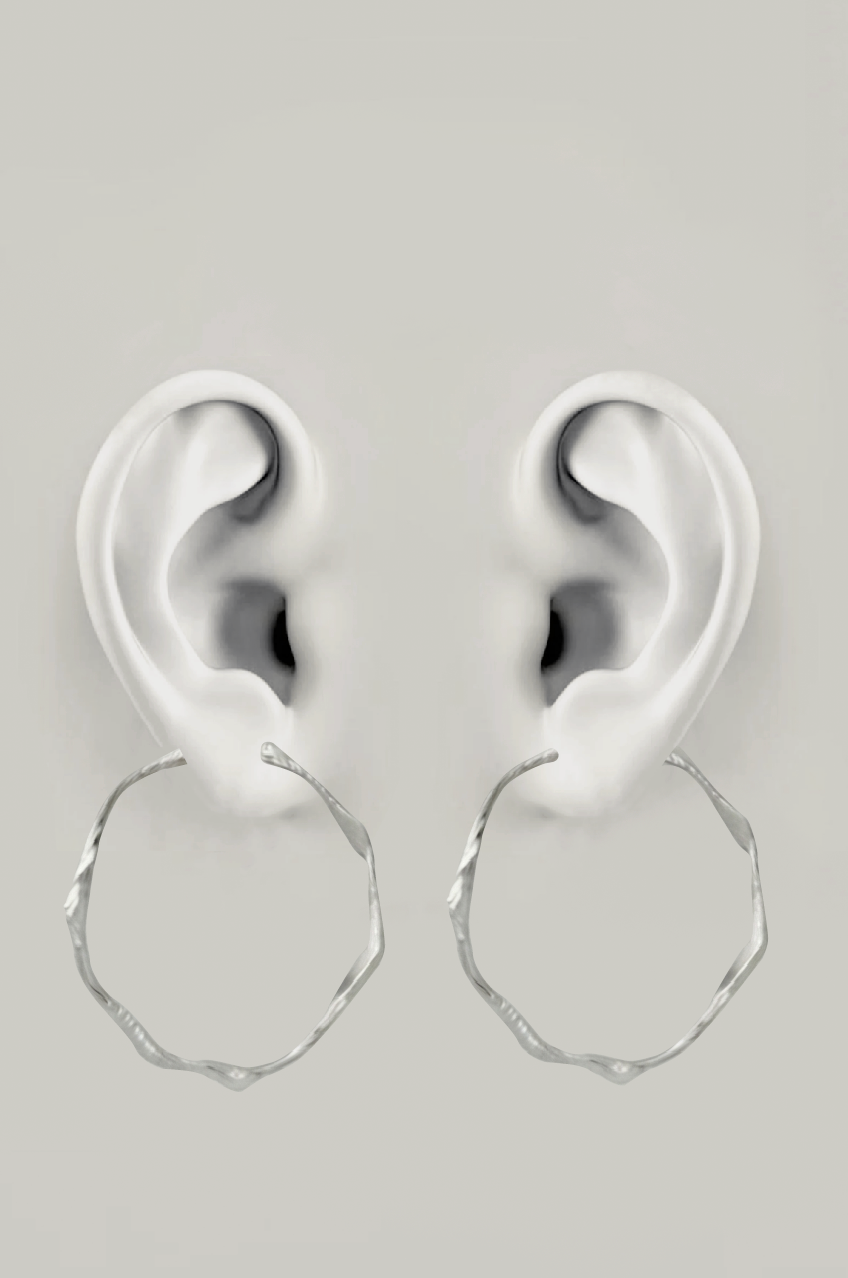 ENDURE loop earrings - signature collection